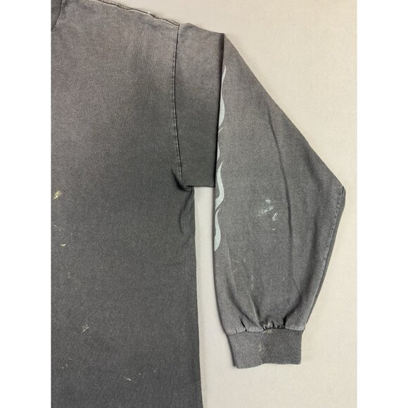 Rare Vintage Y2K Orange County Choppers New York Flames Faded Longsleeve XL Tee - Picture 13 of 15